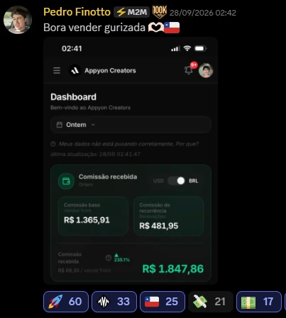 Print de resultado de aluno
