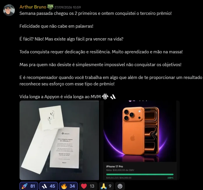 Print de resultado de aluno